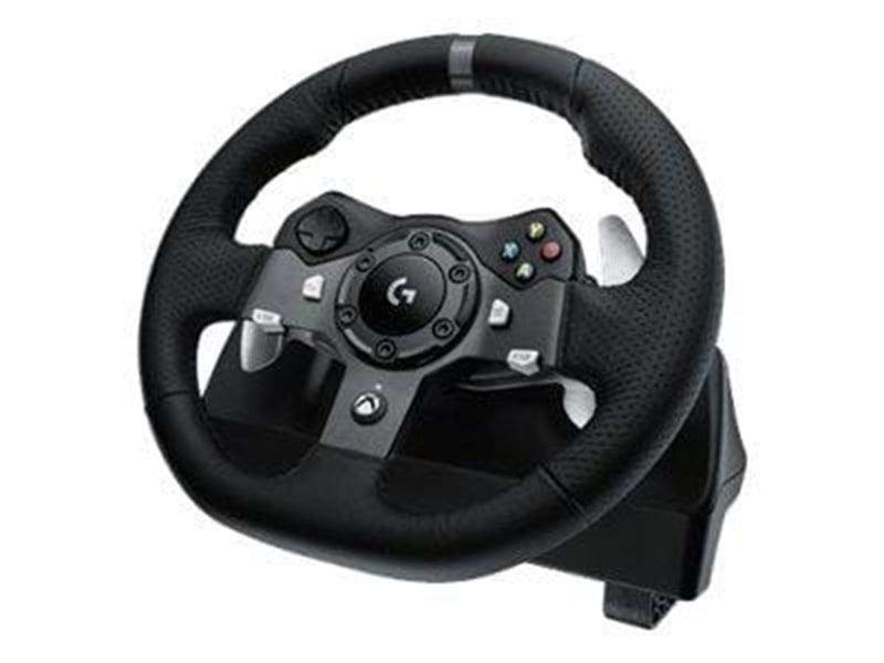 Logitech G920 Driving Force - rat og pedalsæt - kabling - Wired Steering wheel & Pedal set - Microsoft Xbox One