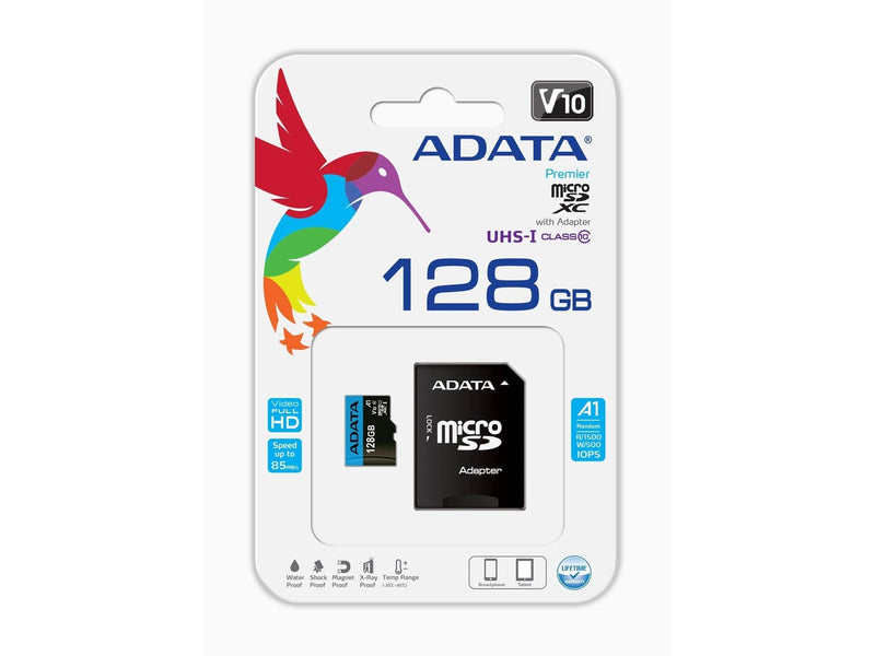 A-Data Premier MicroSD/SD - 100MB/s - 128GB