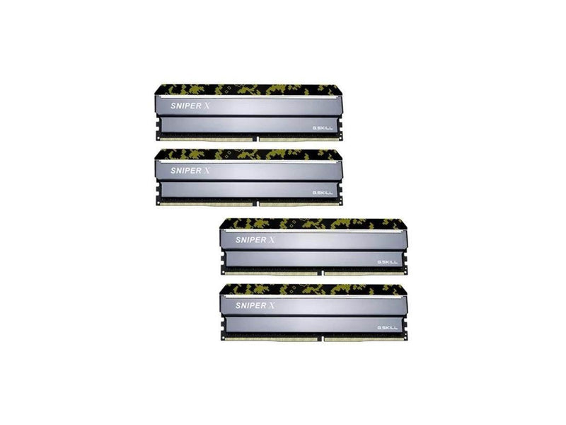 G.Skill Sniper X DDR4-2400 - 64GB - CL17 - Quad Channel (4 pcs) - Intel XMP - Silber