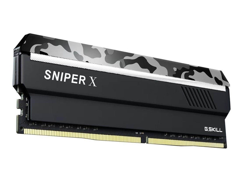G.Skill Sniper X DDR4-2400 - 64GB - CL17 - Quad Channel (4 pcs) - Intel XMP - Schwarz
