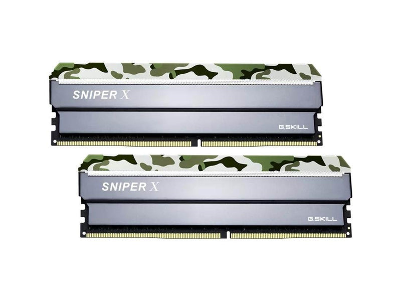 G.Skill Sniper X DDR4-2400 - 32GB - CL17 - Dual Channel (2 pcs) - Intel XMP - Silber