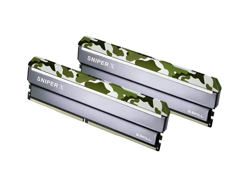 G.Skill Sniper X DDR4-2400 - 32GB - CL17 - Dual Channel (2 pcs) - Intel XMP - Silber