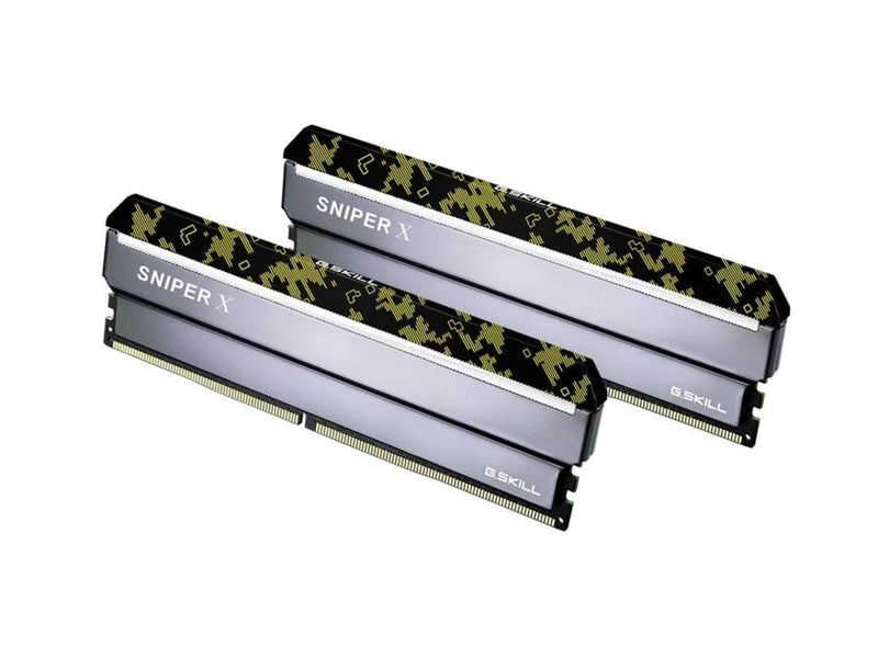 G.Skill Sniper X DDR4-2400 - 32GB - CL17 - Dual Channel (2 pcs) - Intel XMP - Silber