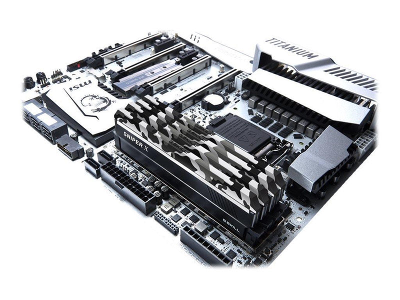 G.Skill Sniper X DDR4-2400 - 32GB - CL17 - Dual Channel (2 pcs) - Intel XMP - Schwarz