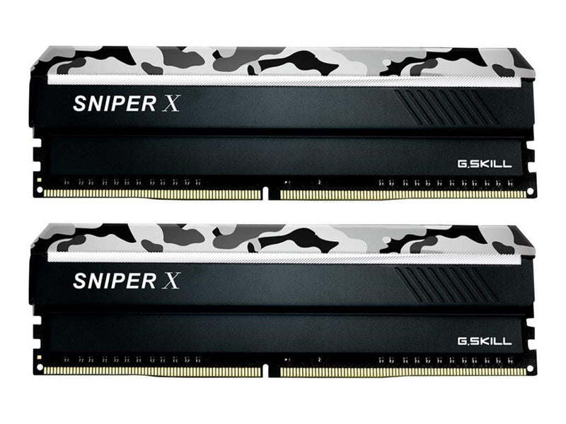 G.Skill Sniper X DDR4-2400 - 16GB - CL17 - Dual Channel (2 pcs) - Intel XMP - Schwarz
