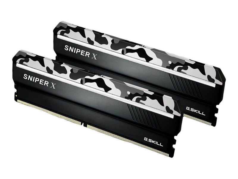 G.Skill Sniper X DDR4-2400 - 16GB - CL17 - Dual Channel (2 pcs) - Intel XMP - Schwarz
