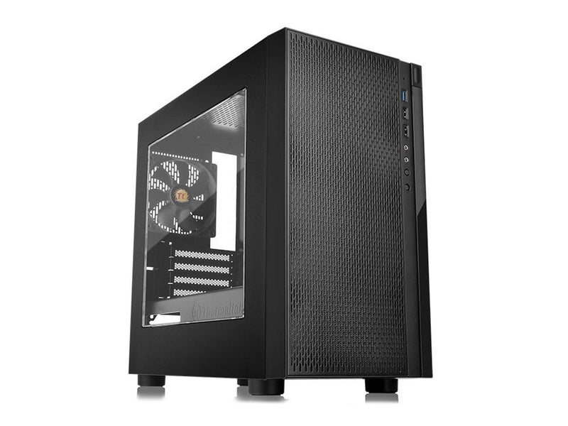 Thermaltake Versa H18 Window - Gehäuse - Minitower - Schwarz