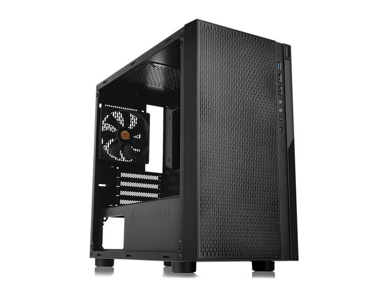 Thermaltake Versa H18 Window - Gehäuse - Minitower - Schwarz