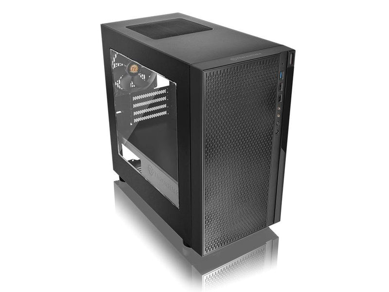 Thermaltake Versa H18 Window - Gehäuse - Minitower - Schwarz
