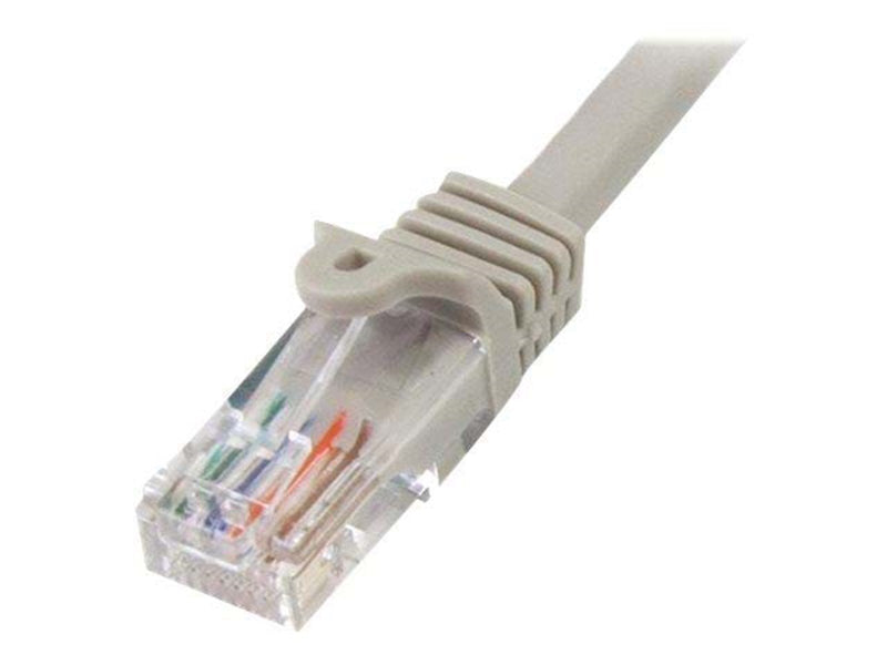 StarTech.com 5m Grey Cat5e / Cat 5 Snagless Patch Cable 5 m - patchkabel - 5 m - grå - Grau - 5 meter