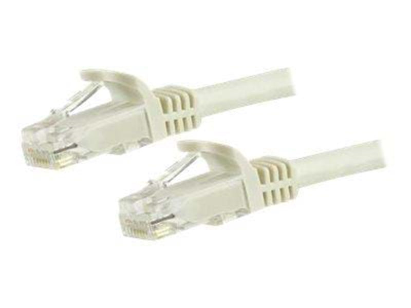 StarTech.com 10m White Cat6 / Cat 6 Snagless Patch Cable 10 m - patchkabel - 10 m - hvid - Weiß - 10 meter