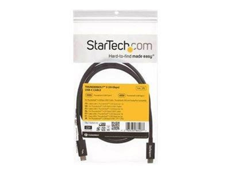 StarTech.com Thunderbolt 3 (20Gbps) USB C Cable - Black - 2m