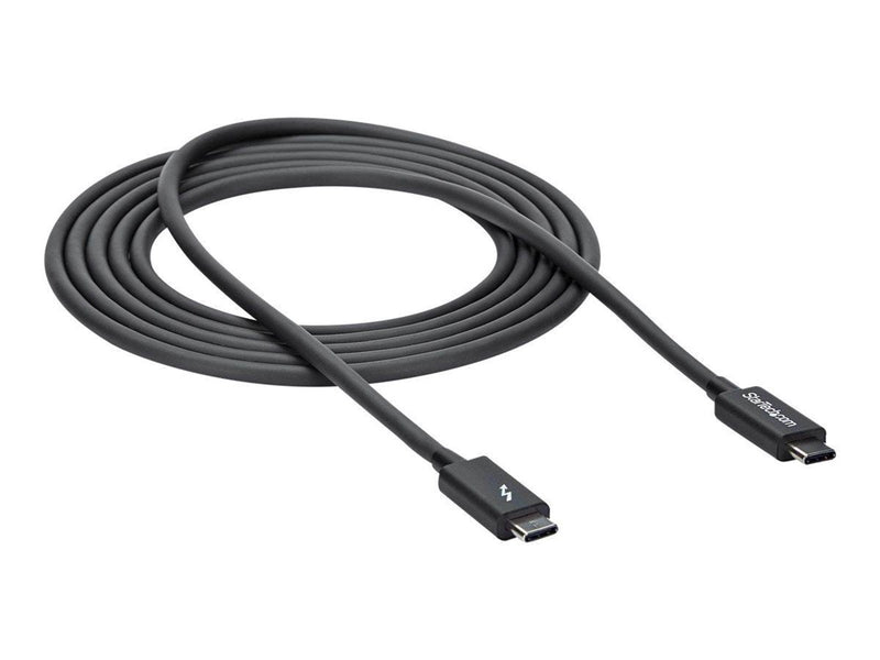 StarTech.com Thunderbolt 3 (20Gbps) USB C Cable - Black - 2m