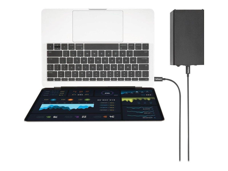 StarTech.com Thunderbolt 3 (20Gbps) USB C Cable - Black - 2m