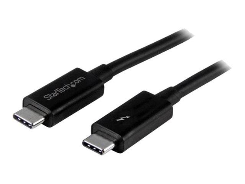 StarTech.com Thunderbolt 3 (20Gbps) USB C Cable - Black - 2m