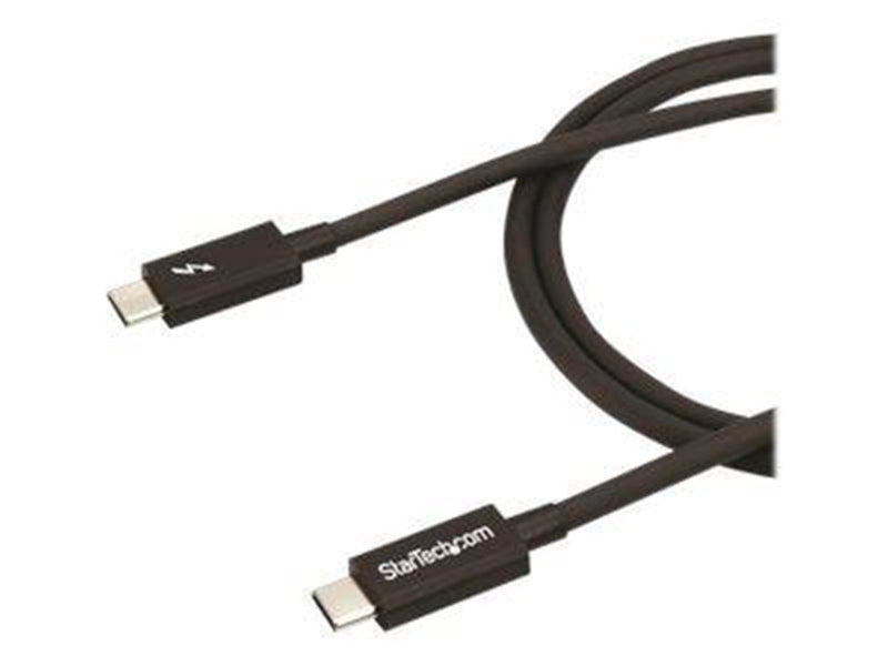 StarTech.com Thunderbolt 3 (20Gbps) USB C Cable - Black - 2m