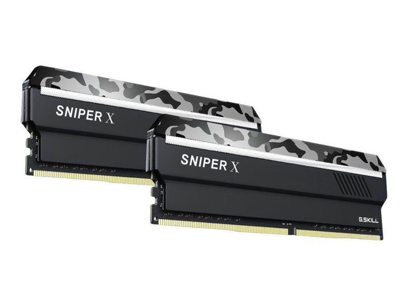 G.Skill Sniper X DDR4-3200 - 16GB - CL16 - Dual Channel (2 pcs) - Intel XMP - Schwarz