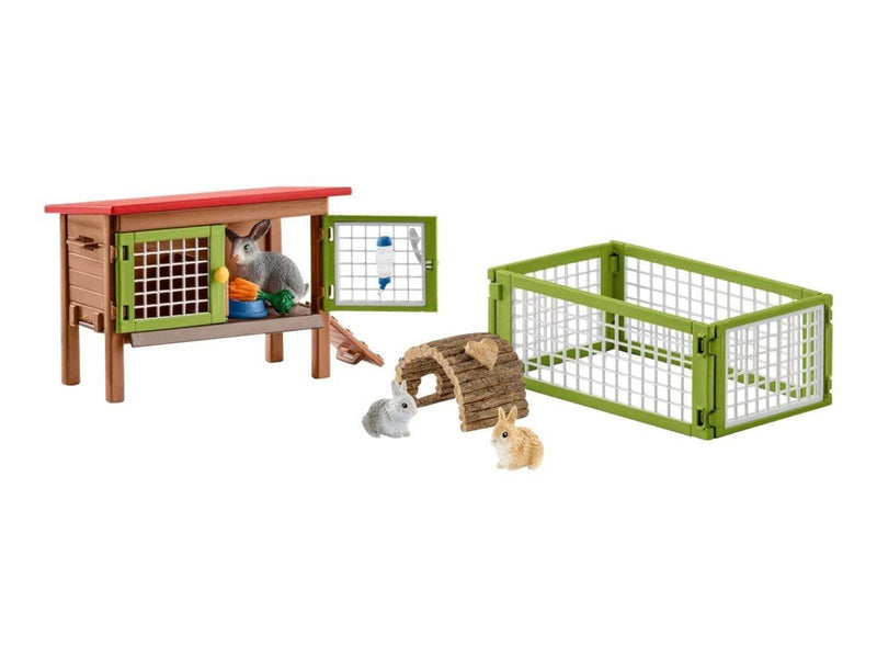 Schleich Farm World Rabbit Hutch