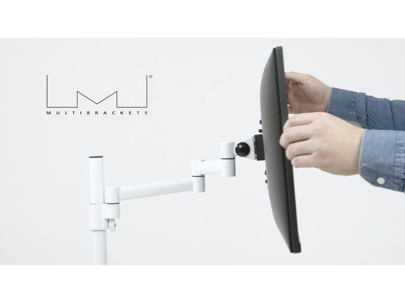 Multibrackets M VESA Deskmount Officeline Single II White