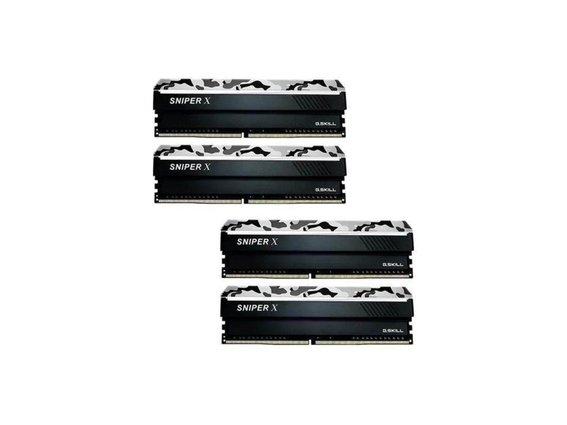 G.Skill Sniper X DDR4-3200 - 32GB - CL16 - Quad Channel (4 pcs) - Intel XMP - Schwarz