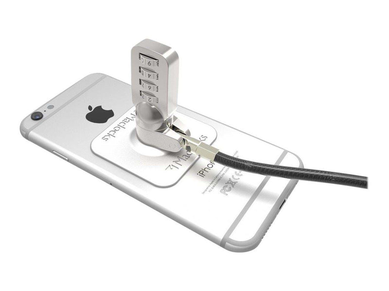 Compulocks Universal Tablet Cable Lock - 3M Plate - Silver Combination Lock