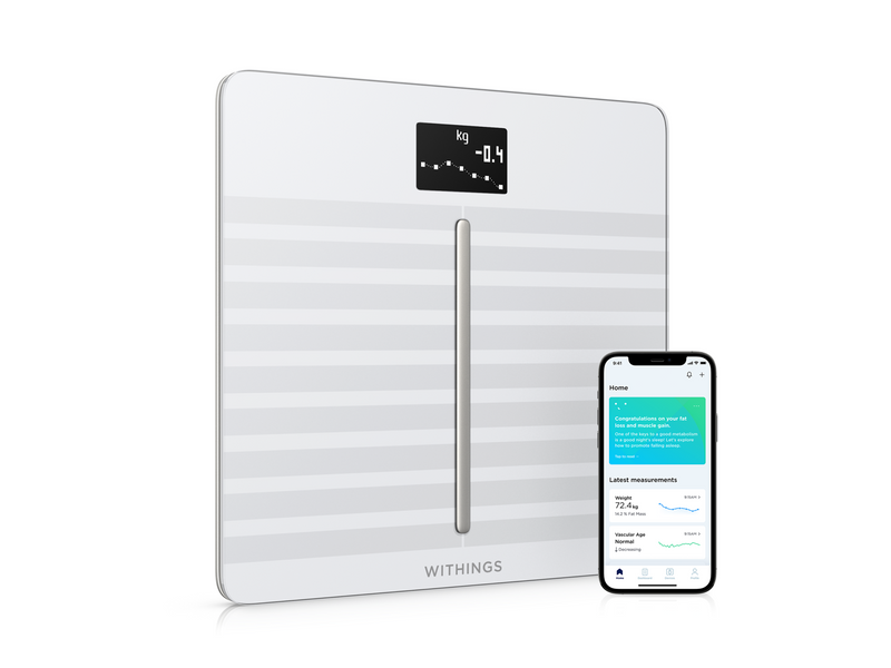 Withings Analysewaage Body Cardio V2 - White