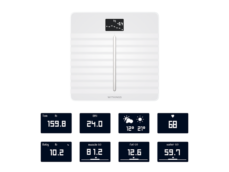 Withings Analysewaage Body Cardio V2 - White