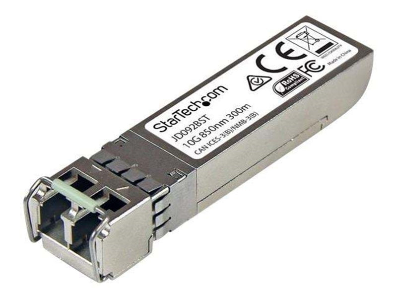 StarTech.com 10 Gigabit Fiber SFP+ Transceiver Module - HP JD092B Compatible - MM LC with DDM - SFP+ transceiver modul - 10Mb LA