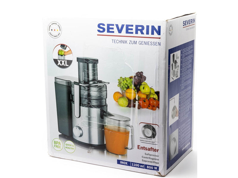 SEVERIN ES 3570 - saftpresser - rustfrit stål/sort