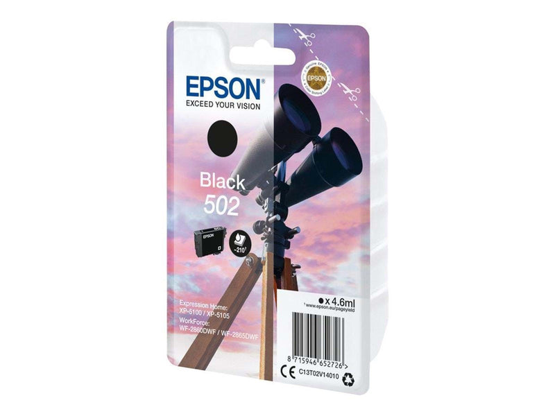 Epson 502 - sort - original - blækpatron - Tintenpatrone Schwarz