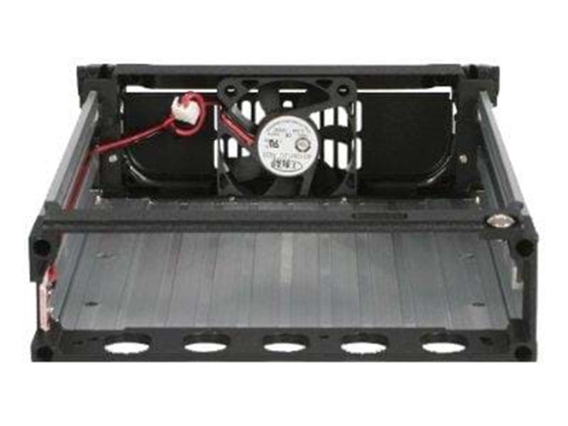 StarTech.com Schwarz Aluminum 5.25in Rugged SATA hart Drive Mobile Rack Drawer