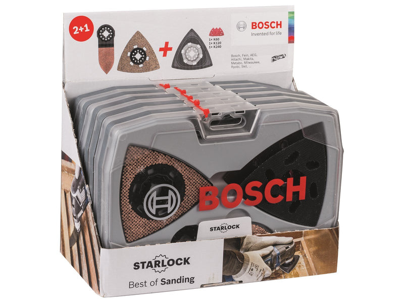 Bosch TILBEHØRSSÆT OMT BEST OF SANDING 3 DELE