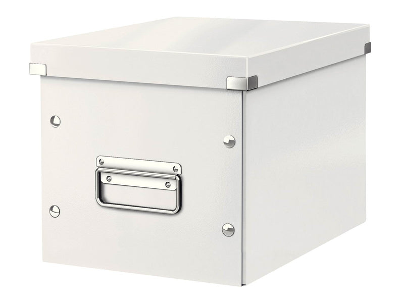 Leitz  Click & Store WOW Aufbewahrungs- und Transportbox Cube Mittel Weiß
