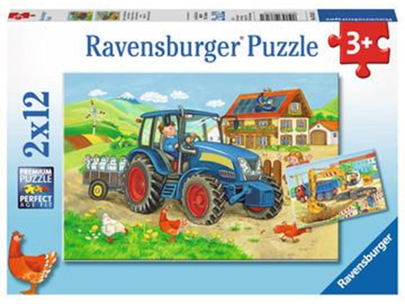 Ravensburger Hard At Work 2x12p