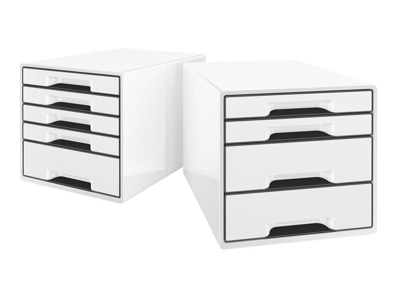Leitz  WOW CUBE Schubladenbox Schwarz