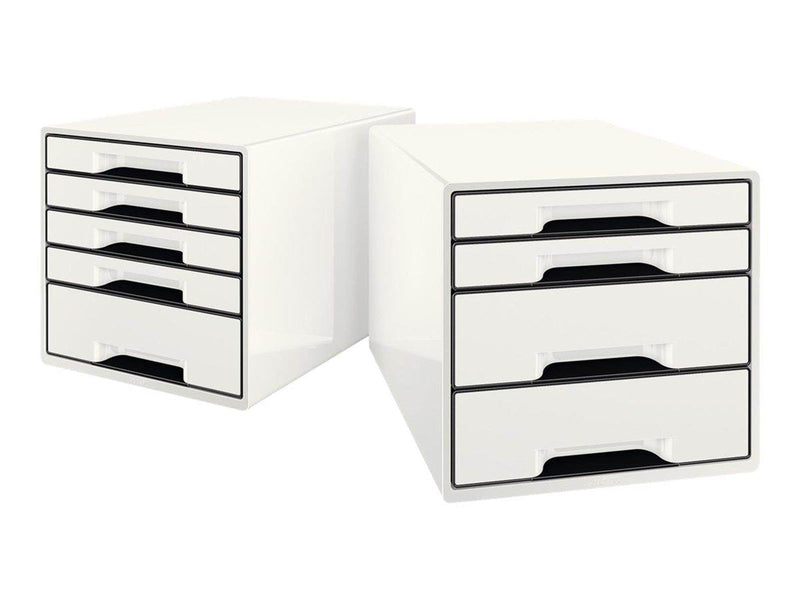 Leitz  WOW CUBE Schubladenbox Schwarz