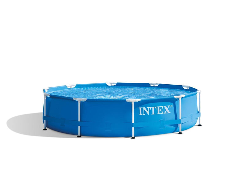 Intex Metal Frame Pool mit Filterpumpe, 3,05m x 76cm, 4.485 L