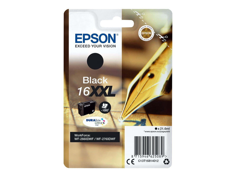 Epson 16XXL - XL - sort - original - blækpatron - Tintenpatrone Schwarz