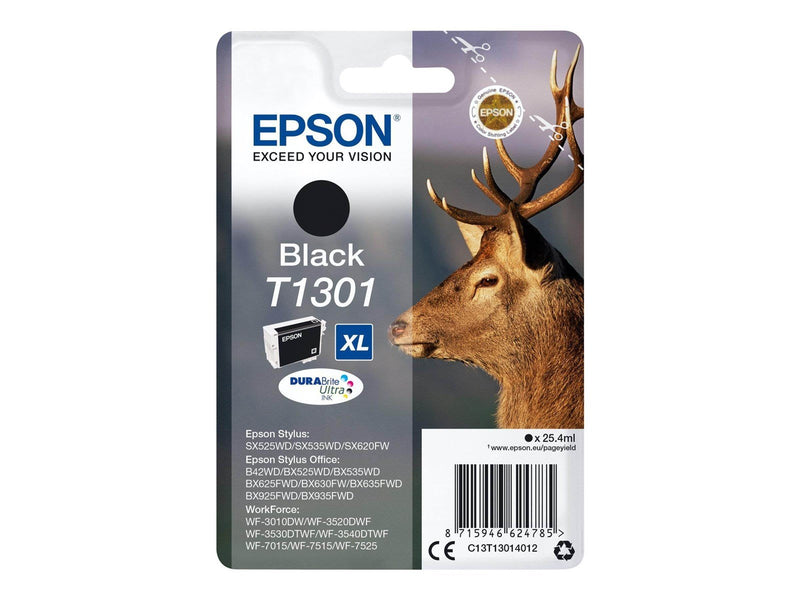 Epson T1301XL - Black Ink - Tintenpatrone Schwarz