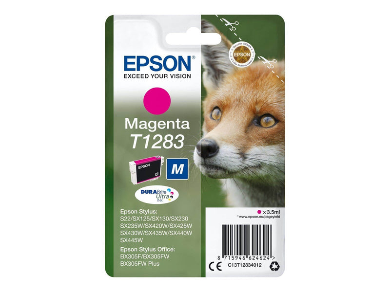 Epson T1283 - størrelse M - magenta - original - blækpatron - Tintenpatrone Magenta