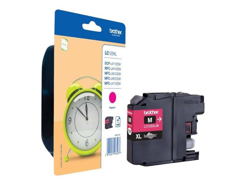 Brother LC 125XLM - High Capacity - Magenta Ink - Tintenpatrone Magenta