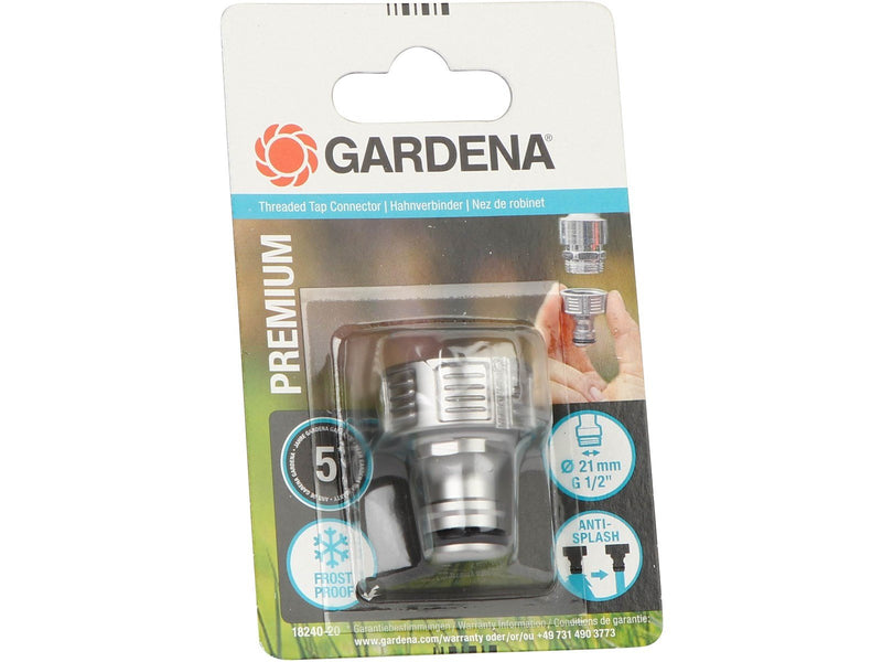 Gardena Premium Hahnverbinder 21 mm (G 1/2")