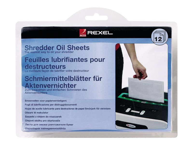 Rexel shredder oil sheets (12)