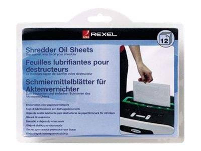 Rexel shredder oil sheets (12)