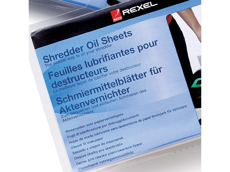 Rexel Ölblätter für Aktenvernichter, 20 Stück