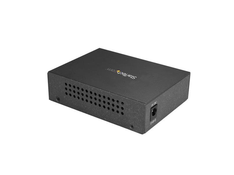 StarTech.com MCMGBSCMM055 Multimode (MM) SC Fiber Media Converter for 10/100/1000 Network - 550m Range - Gigabit Ethernet - 850n