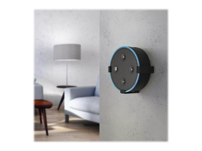 Hama Wall Mount for Amazon Echo Dot (2:a Gen) - Black
