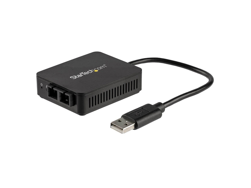 StarTech.com USB 2.0 to Fiber Optic Converter - 100BaseFX SC - netværksadapter