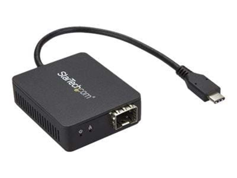 StarTech.com USB C to Fiber Optic Converter - Open SFP - netværksadapter