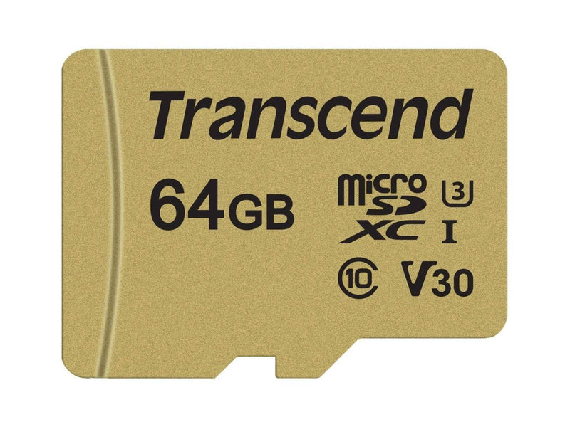 Transcend 500S microSDXC UHS-3 - 64GB